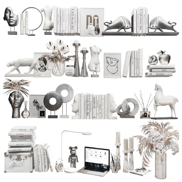 Decorative set for filling 10 shelves — Descargar