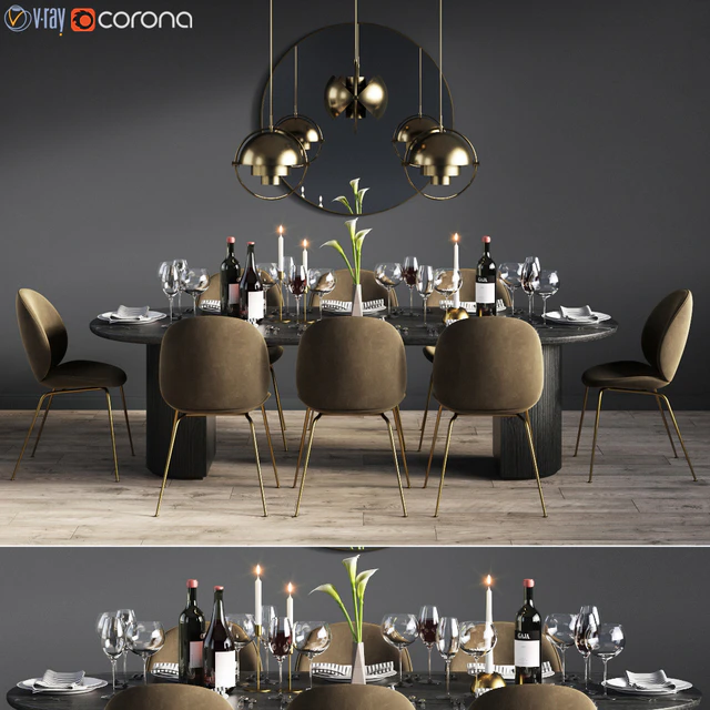 Dinning Set 08 — Descargar