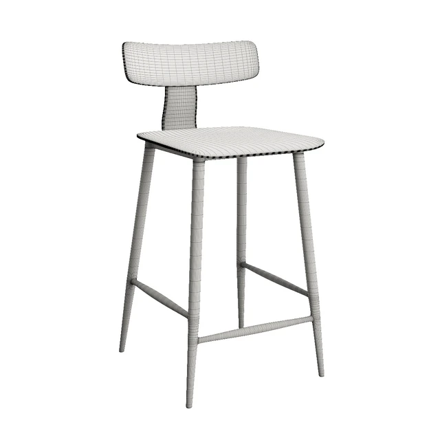 Semi-bar chair Ant — Descargar