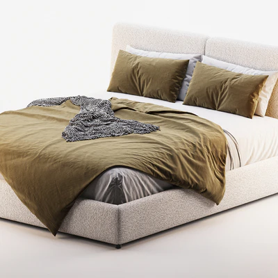 Cloud Bed Queen Cream Boucle Sundays Company — Ver 2