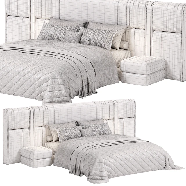 Nova XL bed by HESSENTIA — Скачать