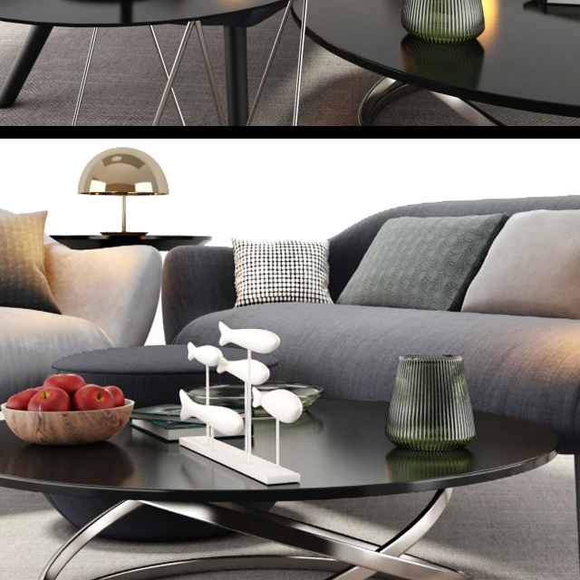 Poliform Mad Sofa Chair Set — Descargar