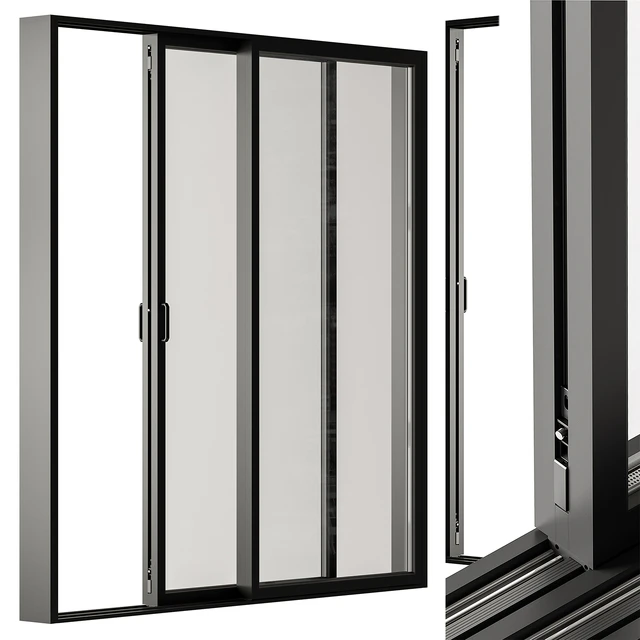 Sliding Metal Window - Windows Set 20 — Descargar