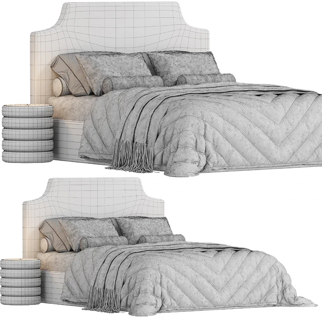 Bed Adona Floor 160 Soft Latte — Скачать