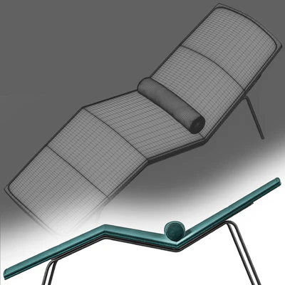 Chaise Lounge Armchair — Ver 3