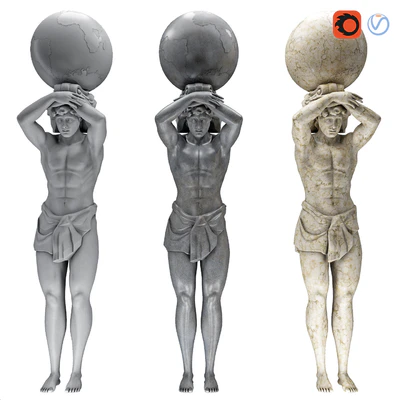 Atlant Sculpture — Вид 1