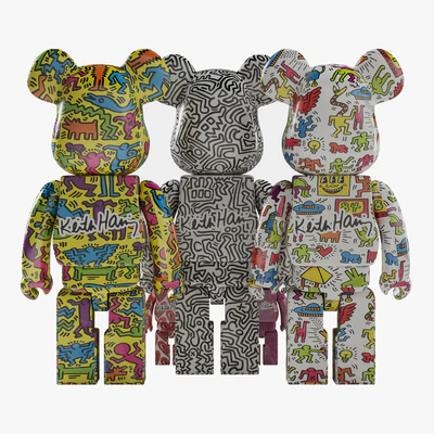 Bearbrick / Keith Haring — Ver 3