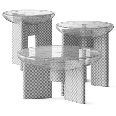 Paolo Castelli Lens Coffee Tables — Ver 2