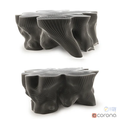 Restoration Hardware Malay Cast concrete table — Вид 2
