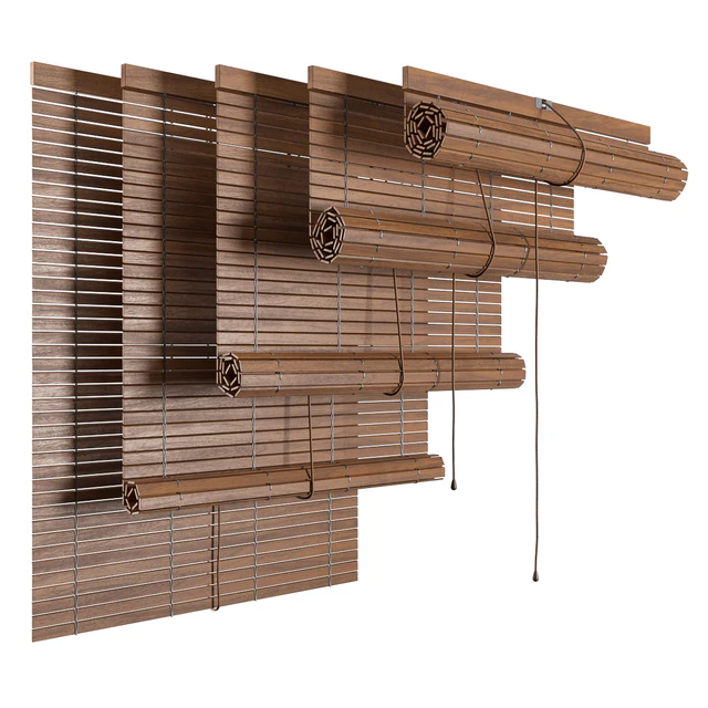 Wood roller blind — Descargar