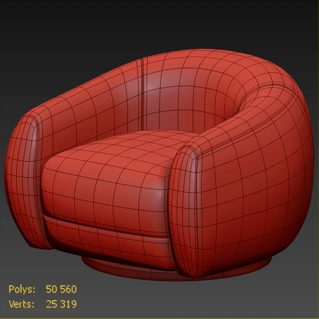CB2 Laszlo Swivel Chair — Descargar