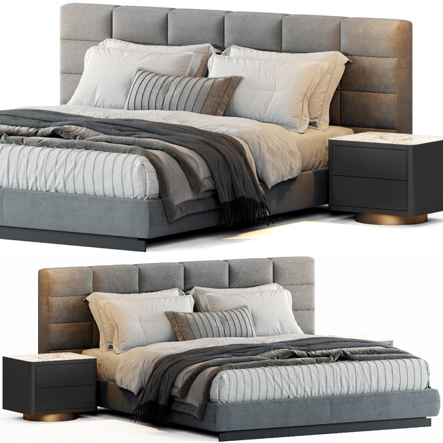 Minotti lawrence bed — Descargar