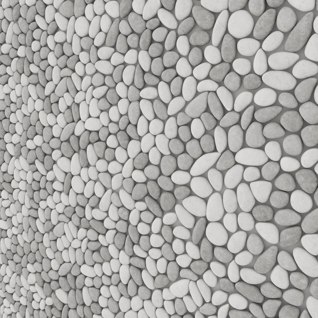 Panel pebble smooth Tile Bathroom n2 / Pebble panel for bathroom n2 — Descargar
