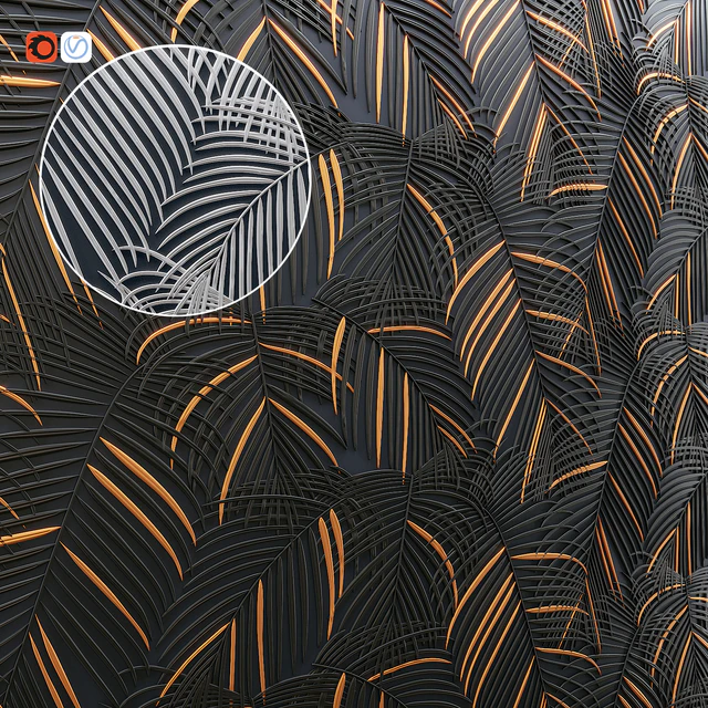 Palm Panel Decor — Скачать