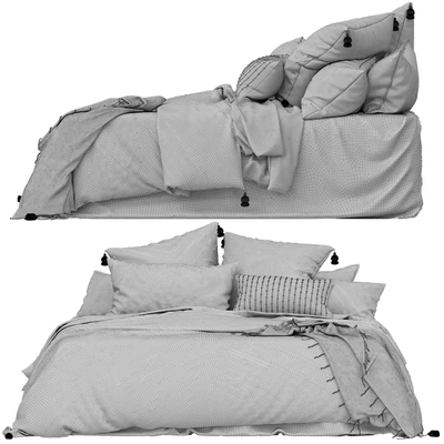Adairs Ollie Tufted Vanilla Quilt Cover — Вид 2