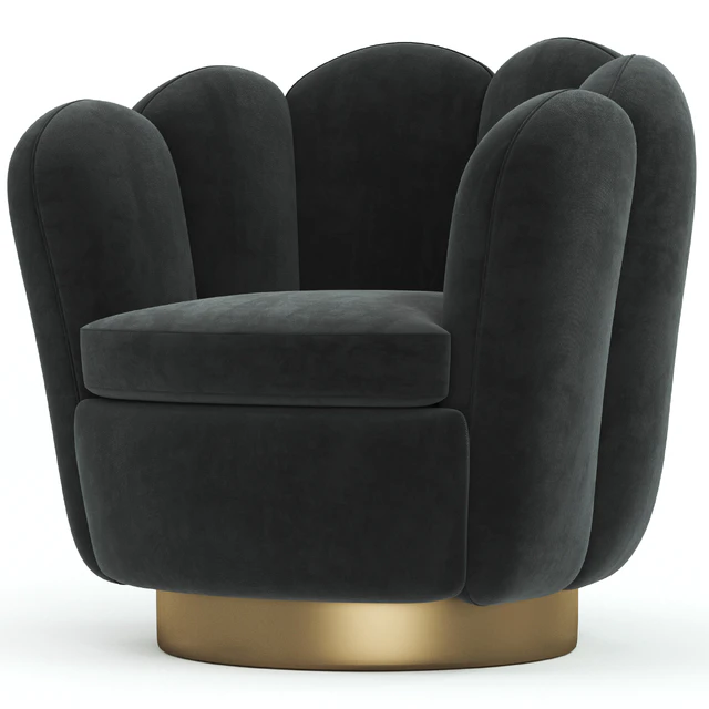 Swivel armchair Mirage Savona Nude — Descargar