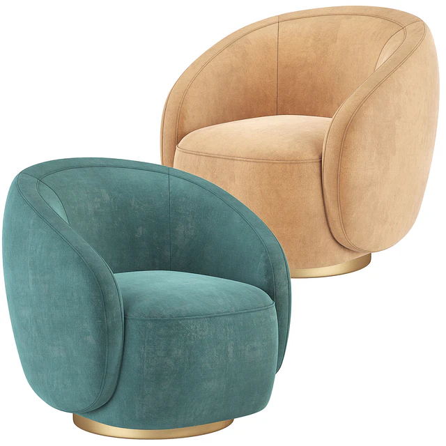 Kelly Wearstler Wetherly Swivel Chair — Скачать