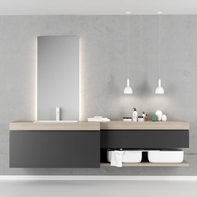 Bathroom furniture set 2 Scavolini QI — Скачать