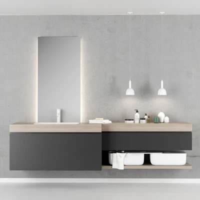 Bathroom furniture set 2 Scavolini QI — Вид 1