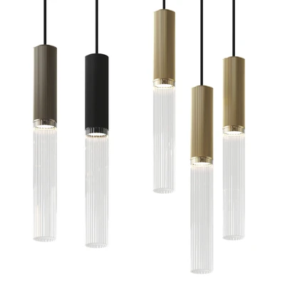 Flume 50 Pendant - 3 Drop Grouping - Antique Brass by J. Adams Co — Ver 1