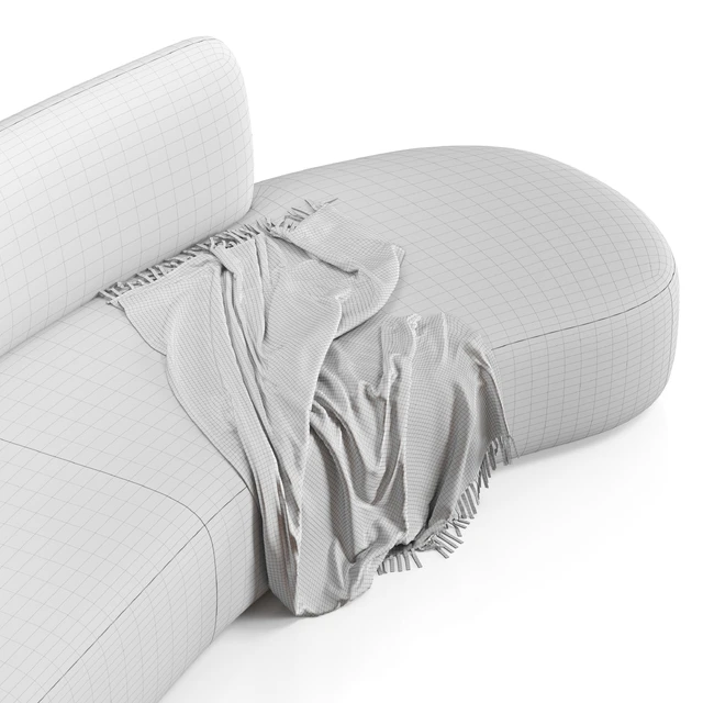 Swell Sofa 3 Seater Curved By Grado Design — Descargar