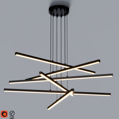 Stix 6-Arm LED Pendant Light — Вид 1