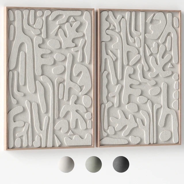 Relief artwork 22 - 3d art wall decor - Panels — Descargar