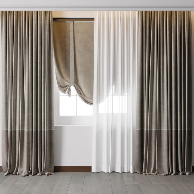 Hadi Curtain With Roman Blind 68 — Descargar
