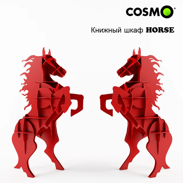 книжный шкаф horse — Скачать