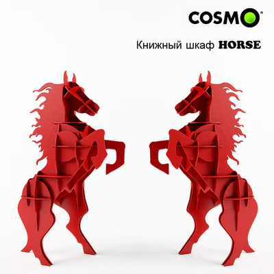книжный шкаф horse — Скачать