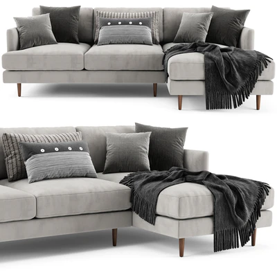 West Elm Haven Loft Chaise Longue — Вид 2