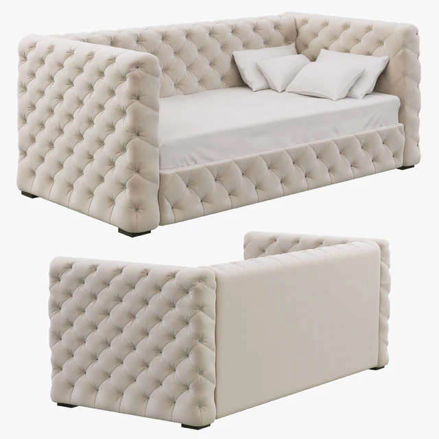 Restoration Hardware Tribeca Tufted Daybed — Descargar