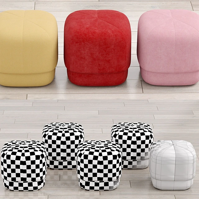 Circus Pouf - Stool Small — Скачать