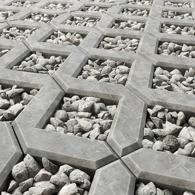 Square gravel stone — Ver 2