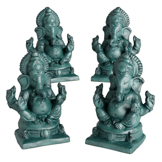 Ganesha sitting sculpture — Descargar