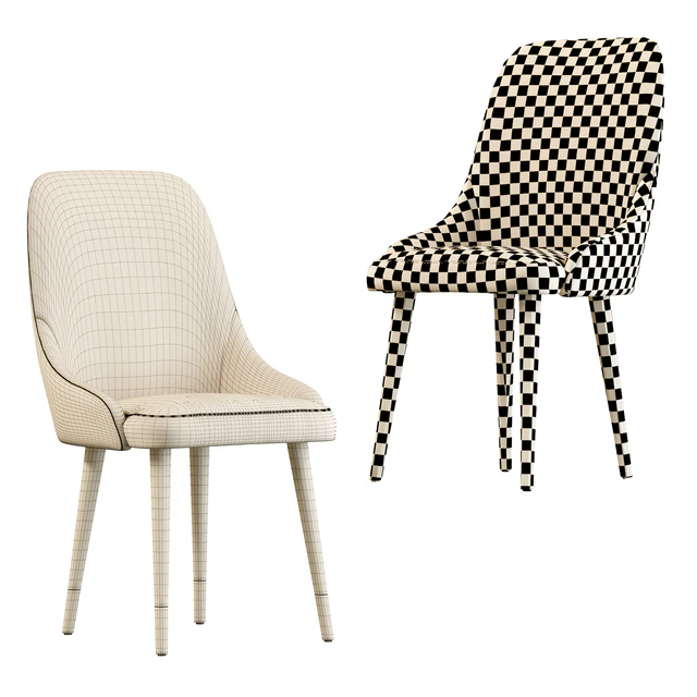 Luxdeco Torre Adima side chair — Скачать