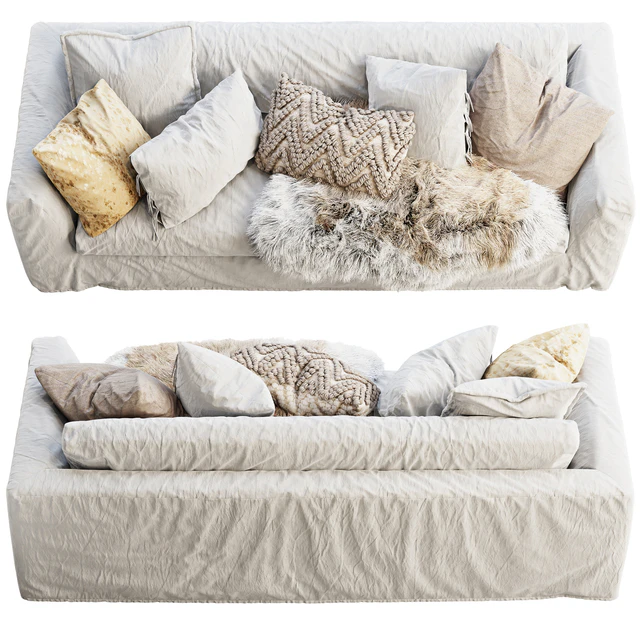 Custom scandinavian sofa — Скачать