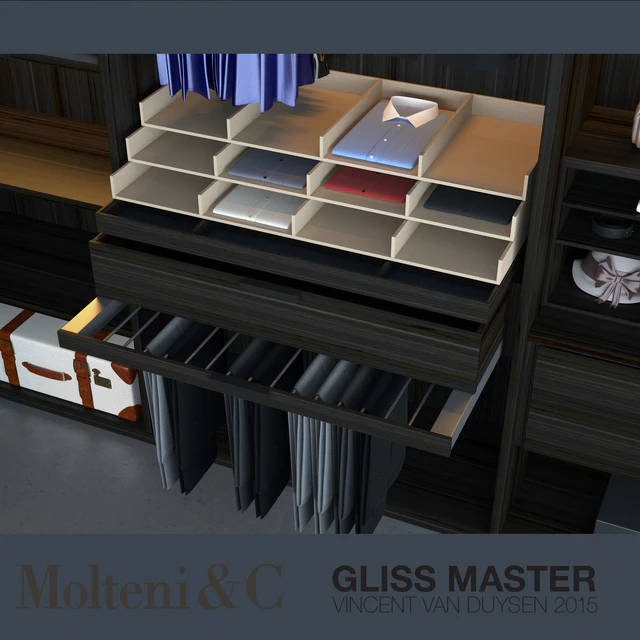 Molteni&C Gliss Master Walk-in Closet — Download