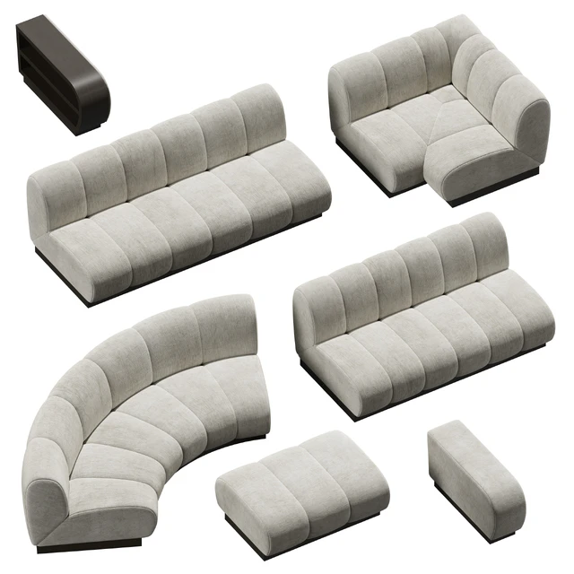 Коллекция диванов Biscuit Sectional от Vladimir Kagan — Скачать