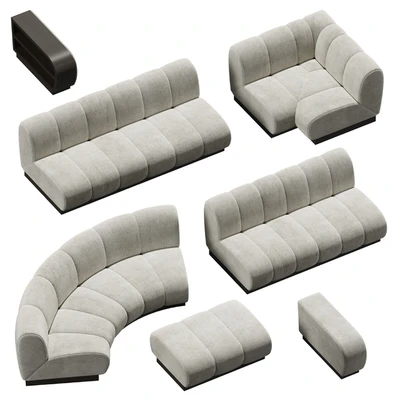 Коллекция диванов Biscuit Sectional от Vladimir Kagan — Вид 1