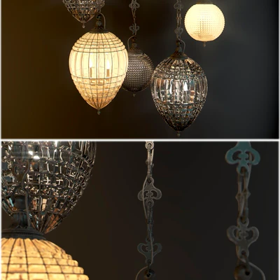 Teardrop chandelier — Ver 2