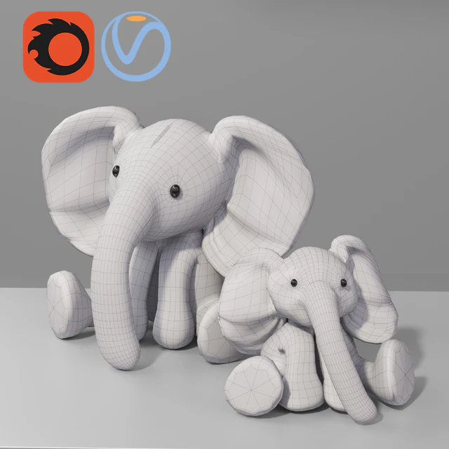Baby Elephant Plush Toy for Kid — Descargar