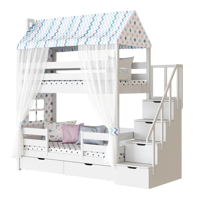 Children's 2-tiered bed house Madrid — Download