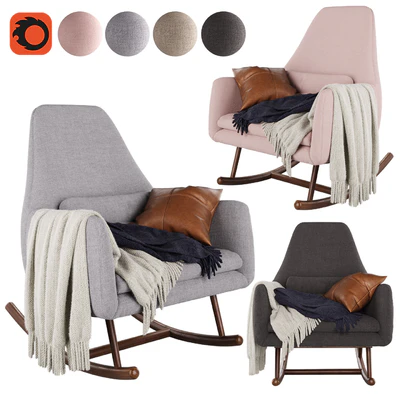 CB2 Saic Quantam rocking chair — Ver 1