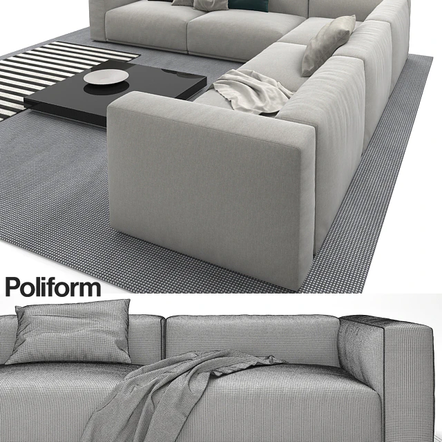 Sofa Poliform Bolton — Скачать