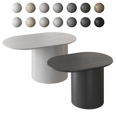 Столик журнальный Ellipse Type 14 colors — Вид 3