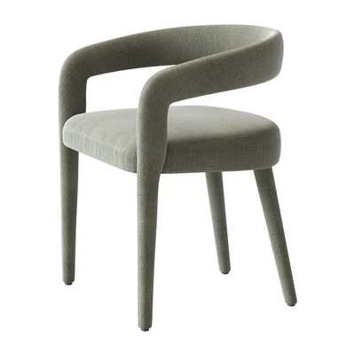 LISETTE WHITE DINING CHAIR — Вид 2