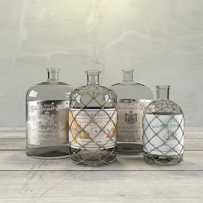 Decorative bottles Dialma Brown — Descargar