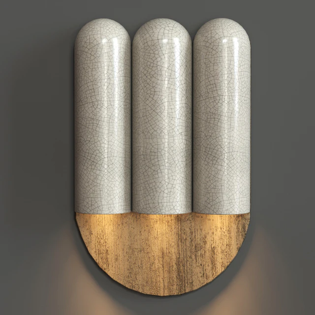Raku Yaki Triple Sconce — Скачать