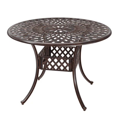 Уличный Стол - Kinger Home - 41" Aiden Round Patio Table — скачать